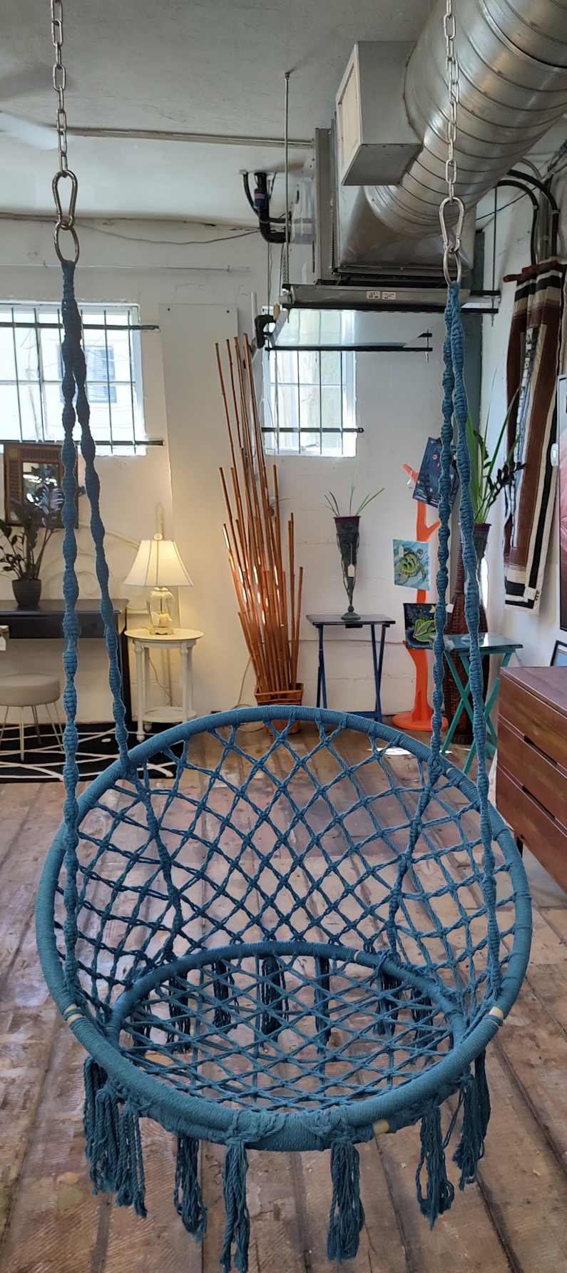 LA0127-Teal-Macrame-hanging-chair