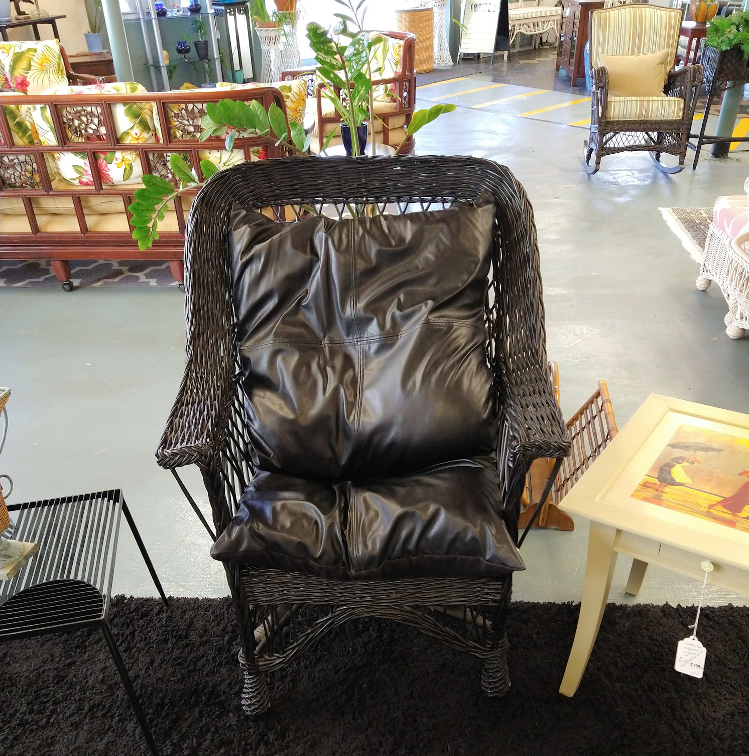LR0422-Black-Wicker-Chair-Cushions