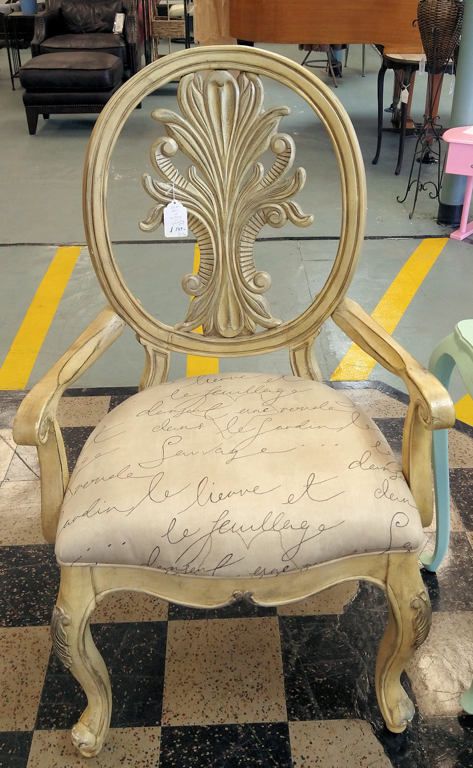 LR0511-Chair-writing-on-seat